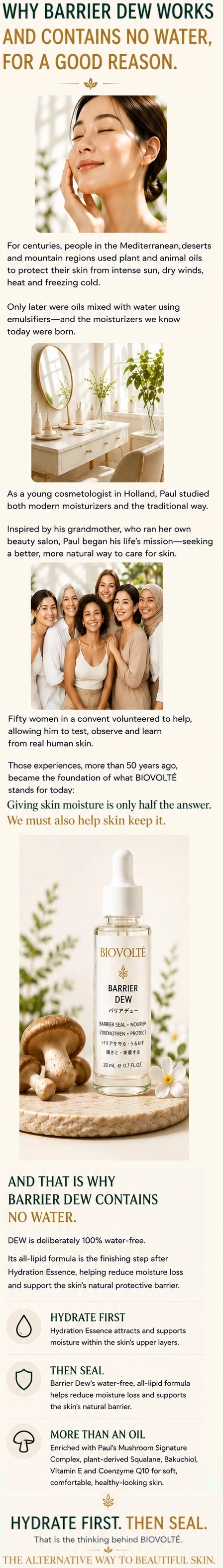 BIOVOLTÉ skincare hydration and skin barrier support